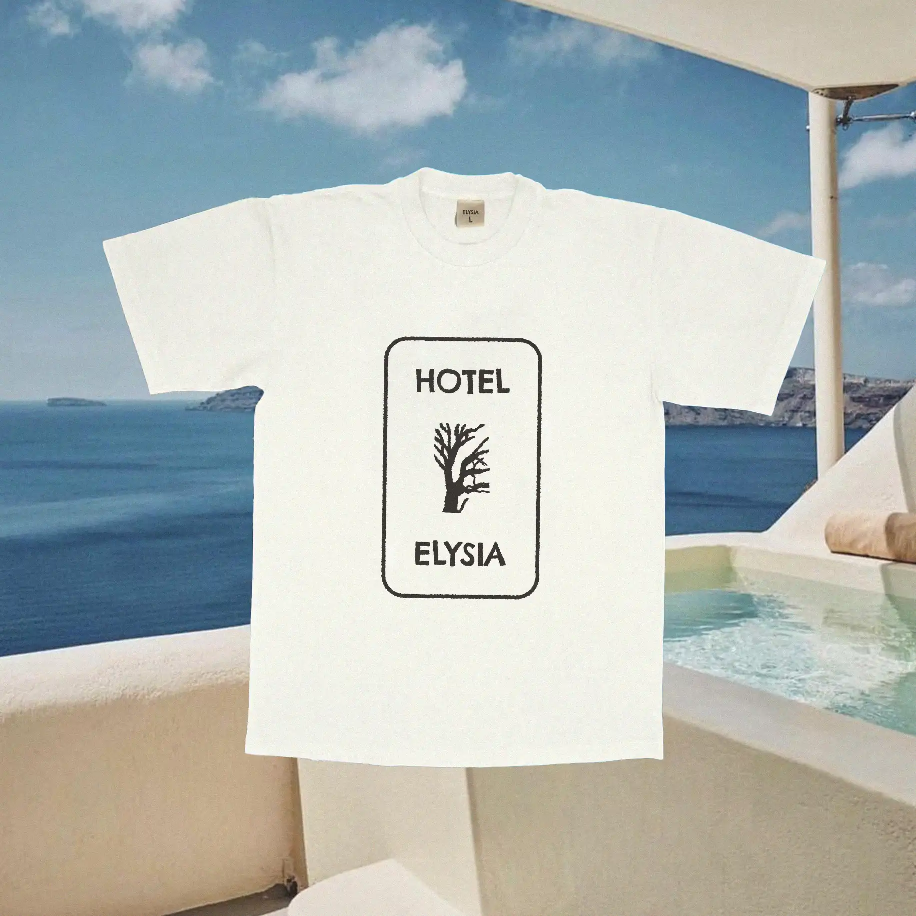 t-shirt de l'hotel Elysia