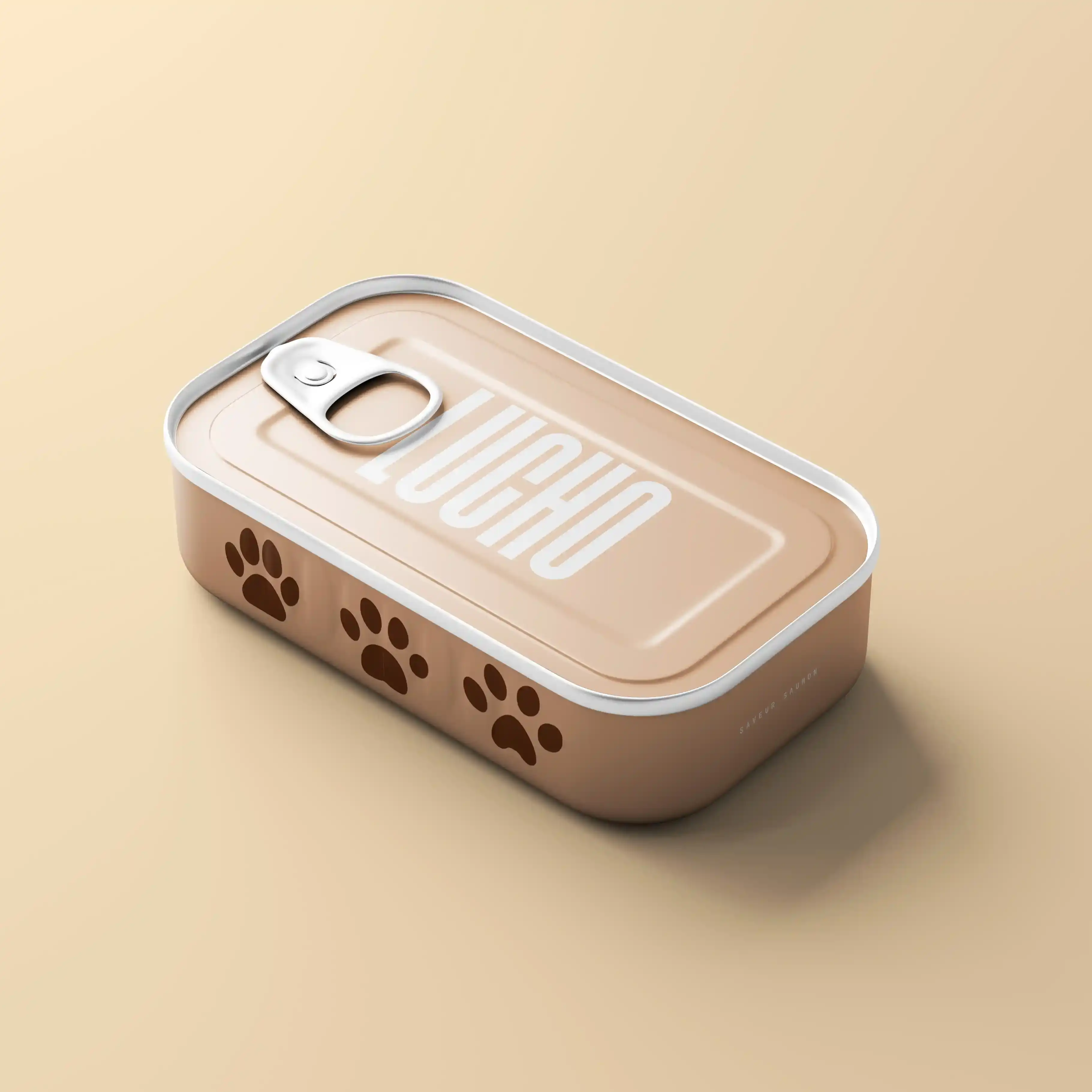 boite de conserve d'alimentation pour chat