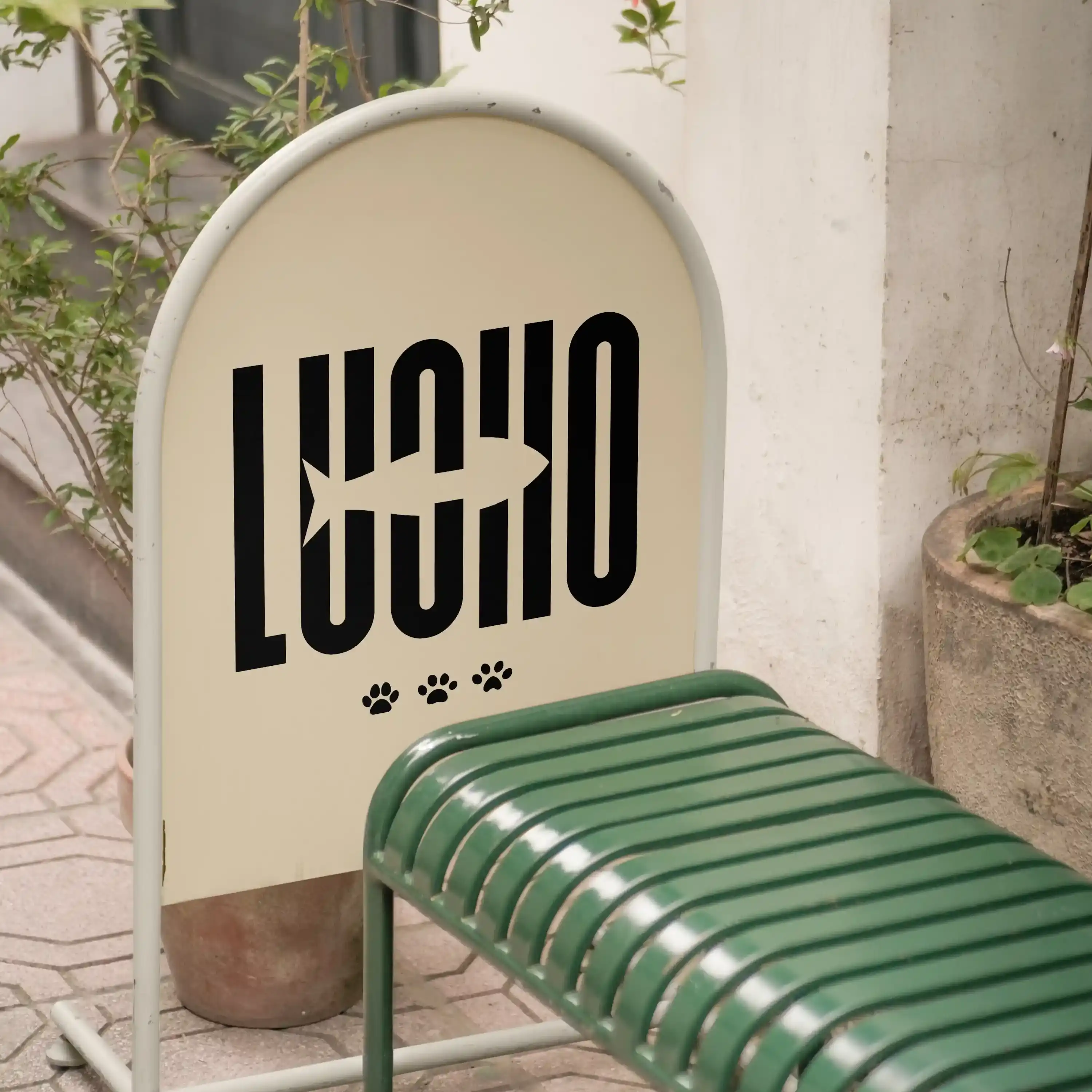 mise en situation du logo